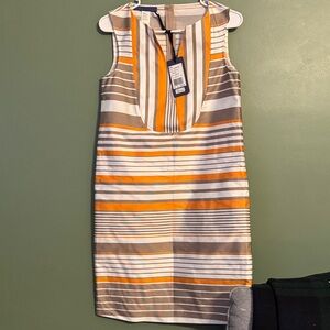 Les Copains Blue Tessuto dress